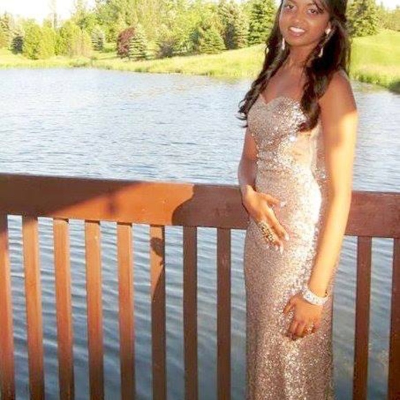 Floor Length Sparkly Gown - Picture 3 of 3